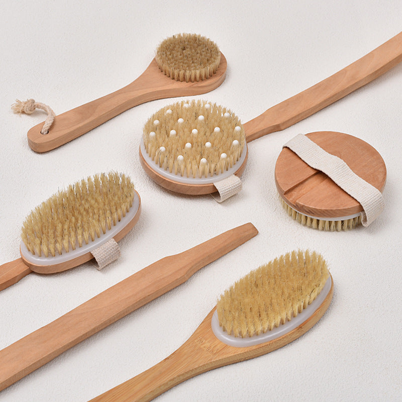 boar bristle bath body brush