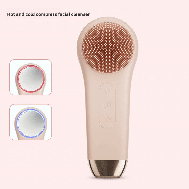 silicone facial cleansing brush